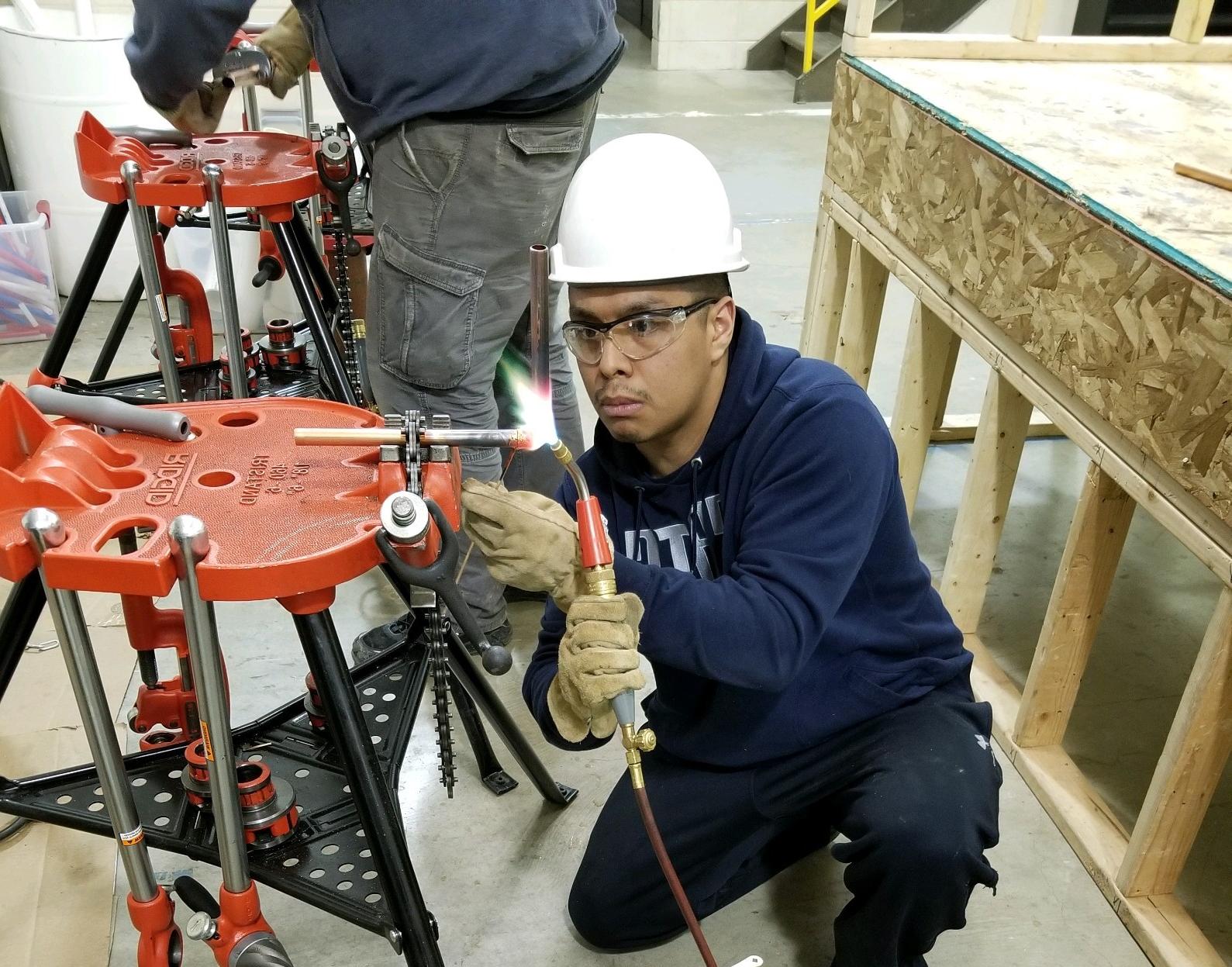 Plumbing Students