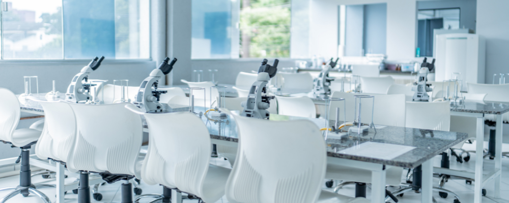 biology/science lab classroom