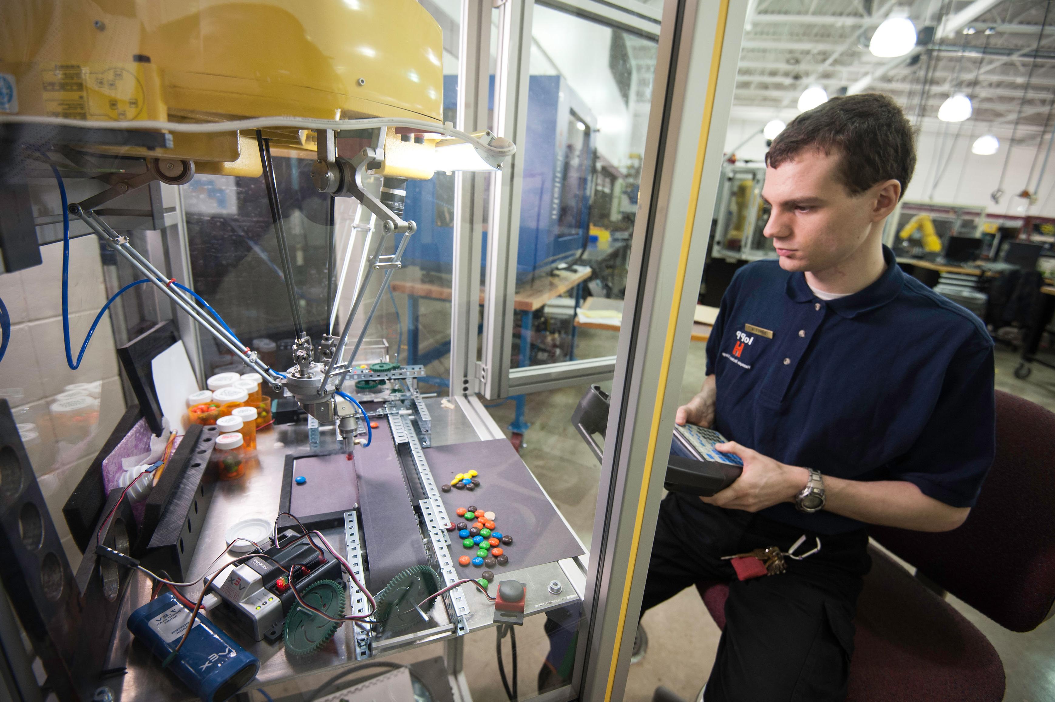 Robotics student