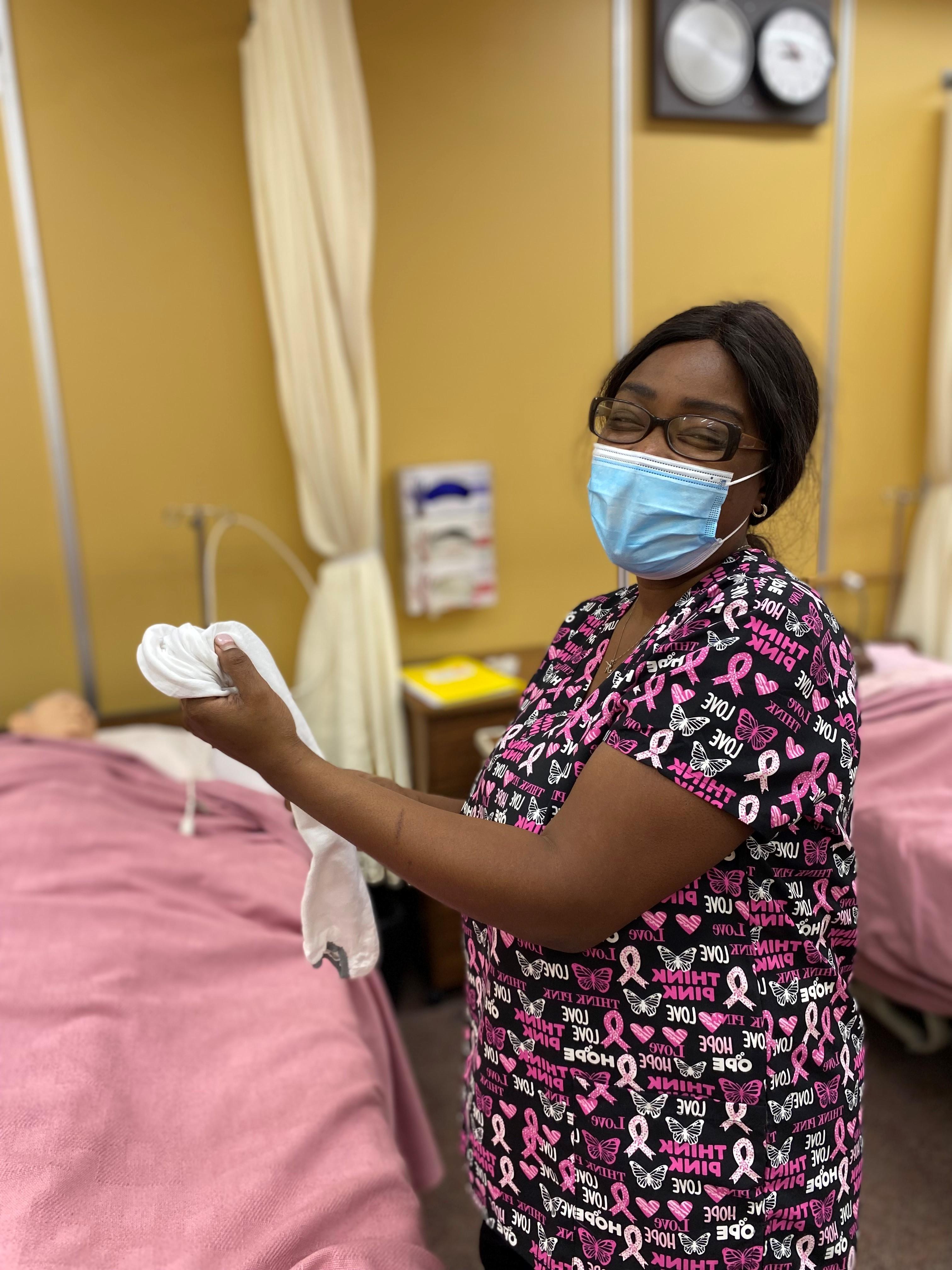 cna nursing student practices