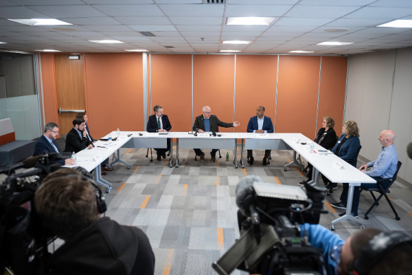 Governor Tim Walz hosts roundtable