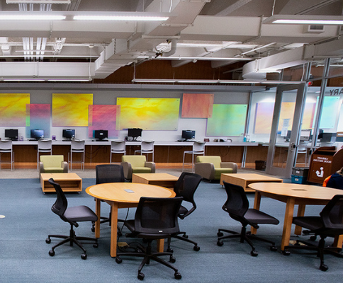 library lounge area